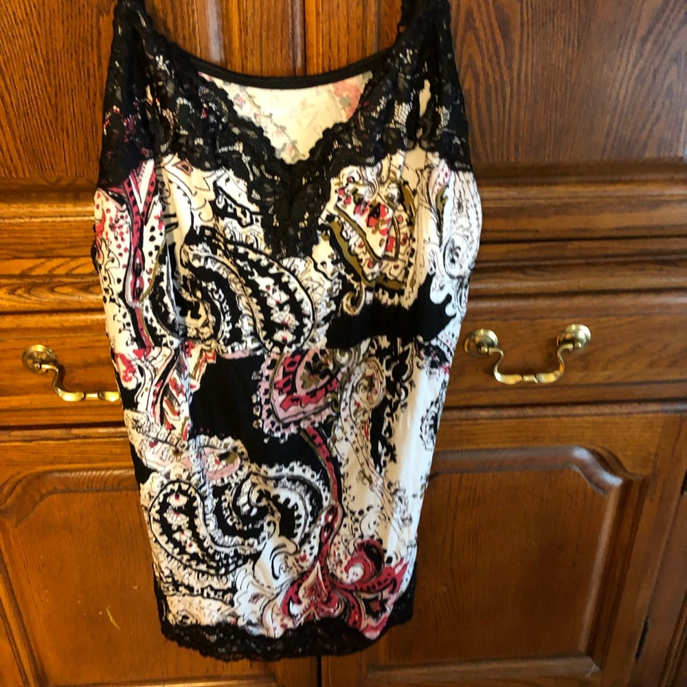 Multi colored Paisley design camisole size 18/20
